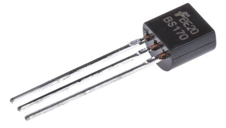 BS170 | N-Kanal MOSFET Transistor BS170, 60 V 0,5 A, TO-92 ...