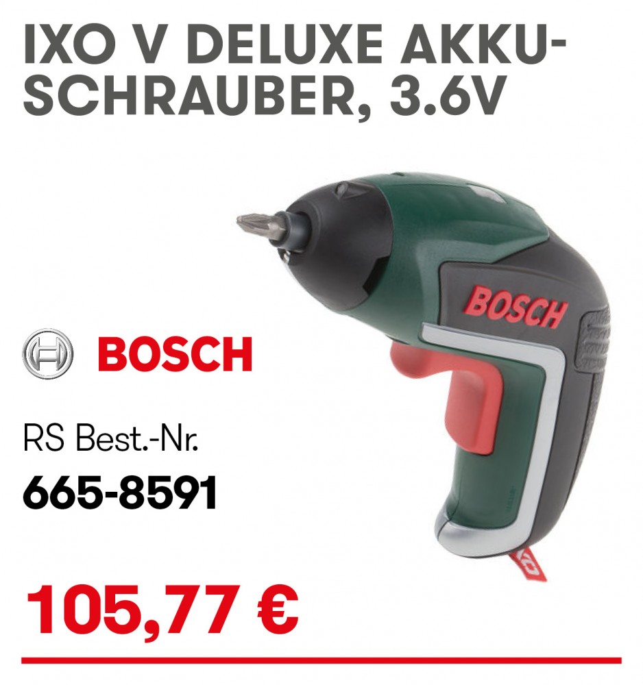 Bosh IXO V Deluxe Akku-Schrauber, 3.6V